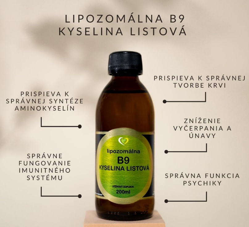 lipozomalna kyselina listová b9